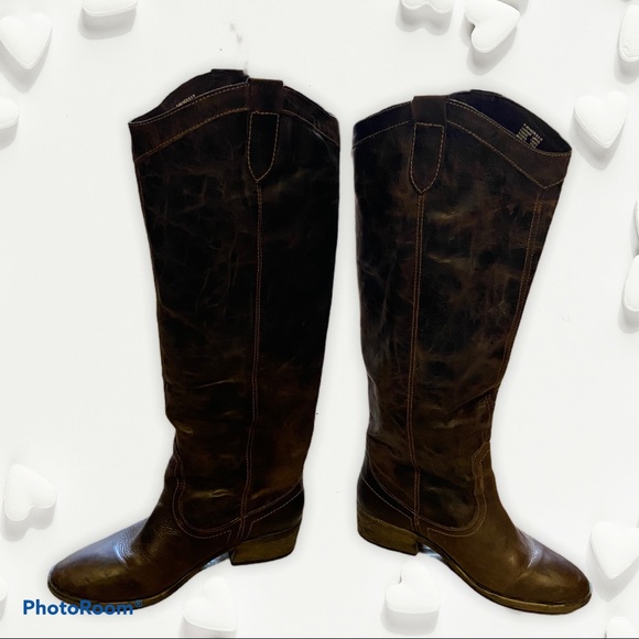 Steve Madden Manor Leather Upper Boots Never Worn - Picture 5 of 10